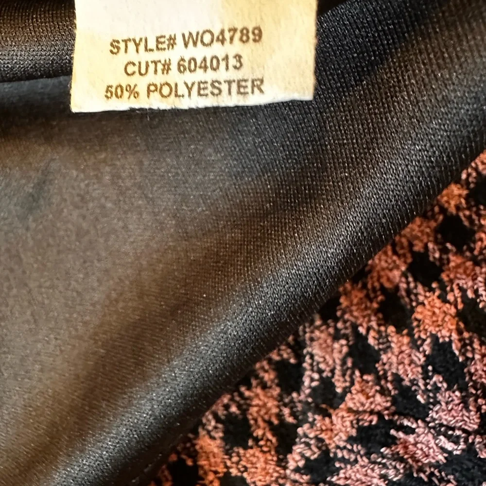 Eva Franco Anthrologie SZ 10NWOT Houndstooth pink black fit and flare midi dress